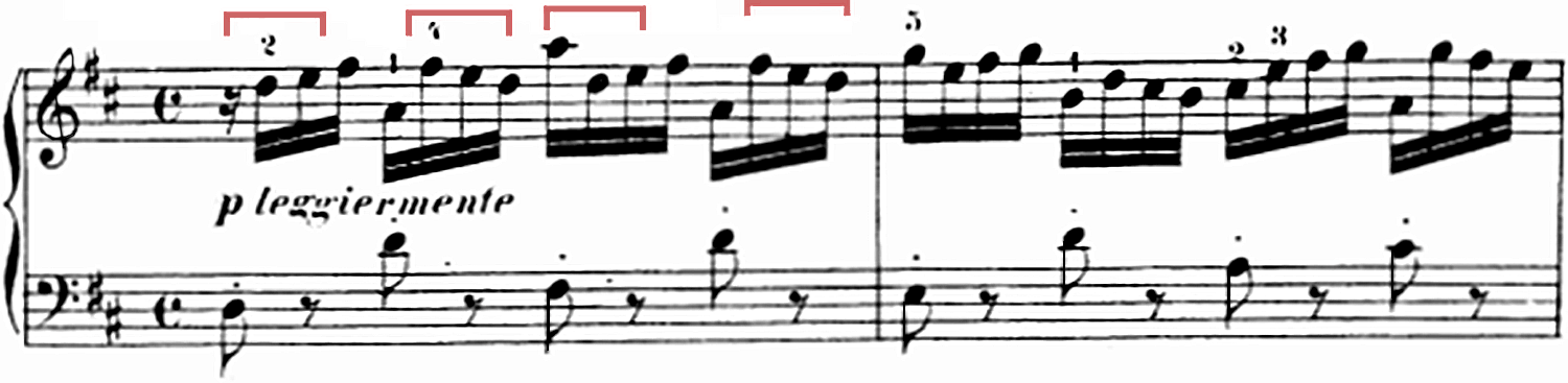 C.チェルニー《根音バスのあらゆる和音についての実践的な知識を得るための練習曲集》作品838, 第1番