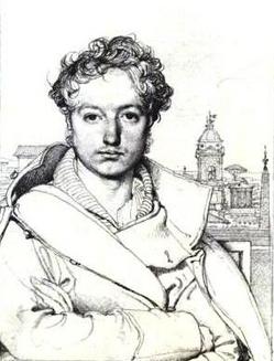 パリ音楽院和声・実践伴奏科、 男子クラス教授、V. ドゥルラン（1780-1864） ローマへの留学の際にエステ荘で知り合ったD. アングル による肖像画。