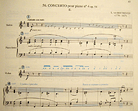 メロディ・和声混合問題：ベートーヴェン『ピアノ協奏曲第4番』（第6巻より）