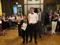 2012年度ピアノタレント国際コンクールの表彰式より photo:Concorso Internazionale Pianotalents 2012