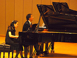 土田先生と川崎さんの2台ピアノ